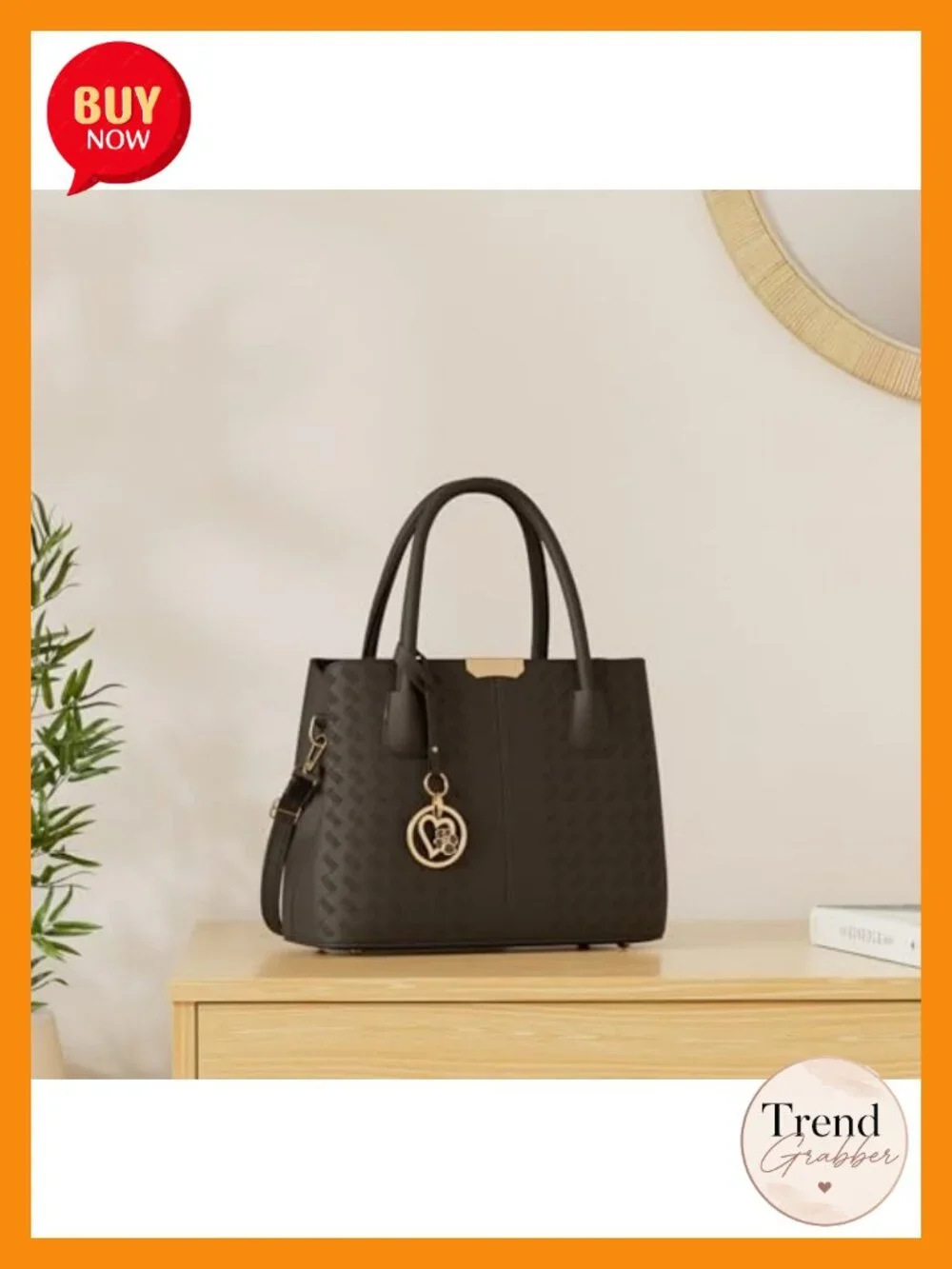 PU Leather Tote Satchel Shoulder Bag Crossbody Top Handle